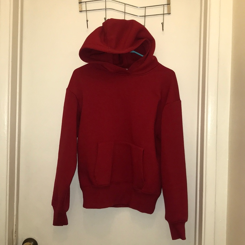 Red hoodie
